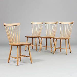 STOLAR, 4 st, björk.