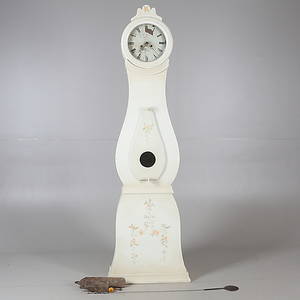 GOLVUR, trä, Mora, 1800-tal.