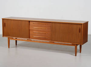 Nils Jonsson, sideboard teak, Troeds Bjärnum
