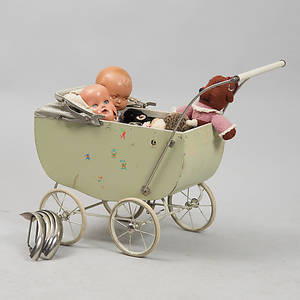 DOCKVAGN MED DOCKOR, 1900-talets mitt.