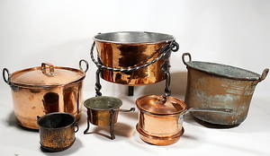 KOPPARGRYTOR, 6 delar.