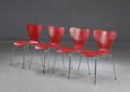 Arne Jacobsen. Fire stole model 3107 4