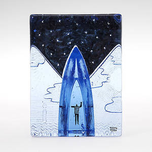 SKULPTUR, glas, Bertil Vallien, Kosta Boda.