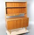 BOKHYLLASKÅP, teak, 195060-tal.