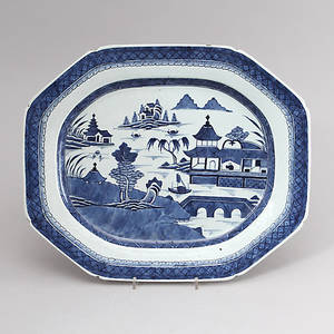 STEKFAT, porslin, Kina, 17001800-tal.