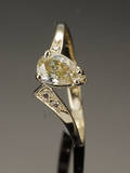 Diamantring, ca. 0.54 ct