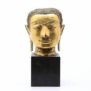 BUDDHA i förgylld, 181900-talets början, troligen Kina.
