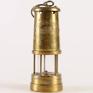 GRUVLYKTA, mässing, Brittish coalmining company, Wales, 1900-talets första hälft.