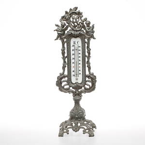 BORDSTERMOMETER, metall, 181900-tal.