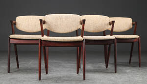 Kai Kristiansen. Fire stole af palisander, model 42 4