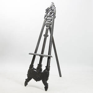 STAFFLI, svartmålat, rokokostil, samtida.