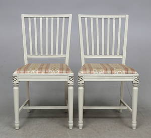 STOLAR, ett par, gustaviansk sil, 1900-tal.