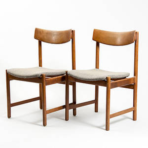 STOLAR, 1 par, teak, 1900-talets mitt.