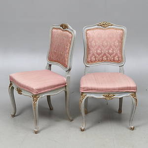 STOLAR, 1 par, Louis XV-stil, 1900-talets första hälft.