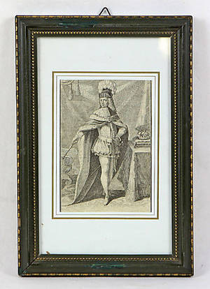 KUPFERSTICH, Fridericus IV. Rex.