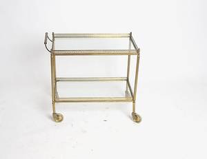 SERVERINGSVAGN, mässing.