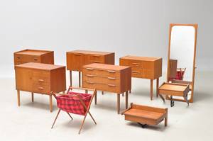 Samling småmøbler i teak. 1950erne 9