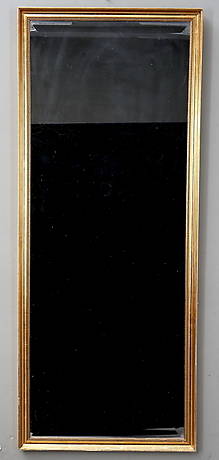 SPEGEL, förgylld ram, gustaviansk stil, 1900-tal.