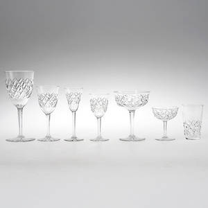 GLASSERVIS, 73 delar, Kosta.