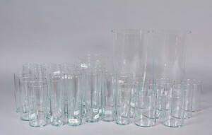 Samling glas til udsmykningdekorationvaser 34 