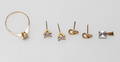 GULDSMYCKEN, 18k guld, total vikt ca 4,6 gr.