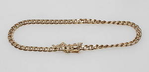 ARMBAND PANSAR, 14k guld, vikt ca 10 gr.