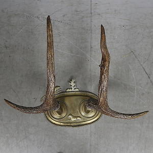 JAKTTROFÉ, omkring 1900.