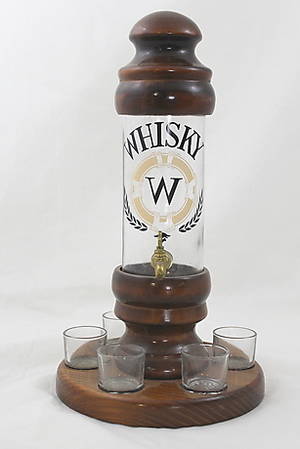 BARSET, trä och glas, 7 delar.