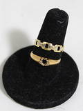 RINGAR, 2 st 18k, 3,37 gram.