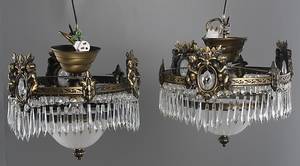 LJUSKRONA, ett par, plafondmodell.