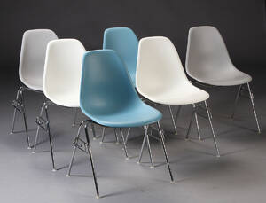 Charles  Ray Eames. Seks skalstole, DSS 6