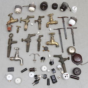 PARTI STRÖMBRYTARE, KRANAR, M.M., 1900-talets första hälft.