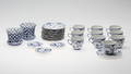 SERVISDELAR, 17 delar, porslin, Musselmalet, Royal Copenhagen, Danmark.