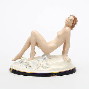 FIGURIN, porslin, Royal Dux, 1900-tal.