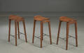 Rune Krøjgaard og Knut Bendik Humlevik for NORR11. Tre barstole model NY11 New York Bar Chair, bejdset eg 3 