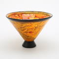 JAN-ERIK RITZMAN. Skål, glas, Transjö, signerad.