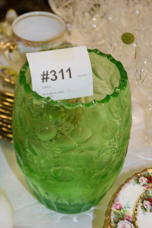 Kristallvas diam. 13