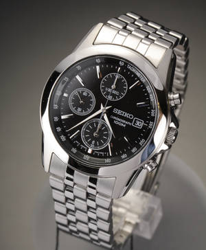 Seiko Chronograph herrearmbåndsur
