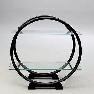 BLOMBORD, med glashyllor, 1900-talets andra hälft.