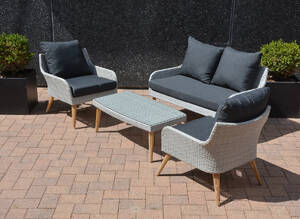 Lounge havesæt, model Cayenne - Light Grey