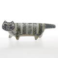 FIGURIN, stengods, Katt ur Stora Zoo, Lisa Larson, Gustavsberg, omärkt.