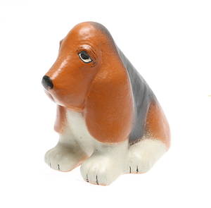 FIGURIN, stengods, Hund, Lisa Larson, K-studion, Gustavsberg, 1900-tal.