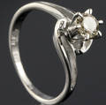 Solitaire ring ca. 0.46 ct.