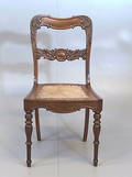 STOL, mahogny, 1800-talets andra hälft.