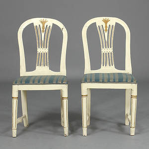 STOLAR, ett par snarlika, 1800-tal.