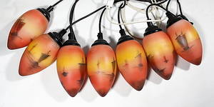 FÖNSTERLAMPOR, 7 st, glas.