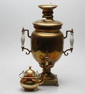 SAMOVAR, mässing, 1900-tal.