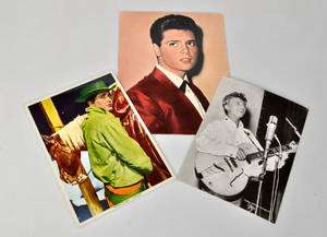 Samling vintage idolfoton, skådespelare och musiker 26