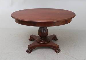 SALONGSBORD, nyrokoko, mahogny, 1800-talets slut.