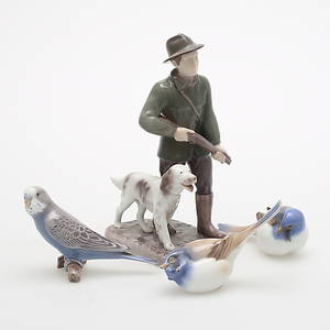 FIGURINER, 4 st, Bing  Gröndahl, Danmark.